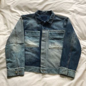 Patchwork denim jacket